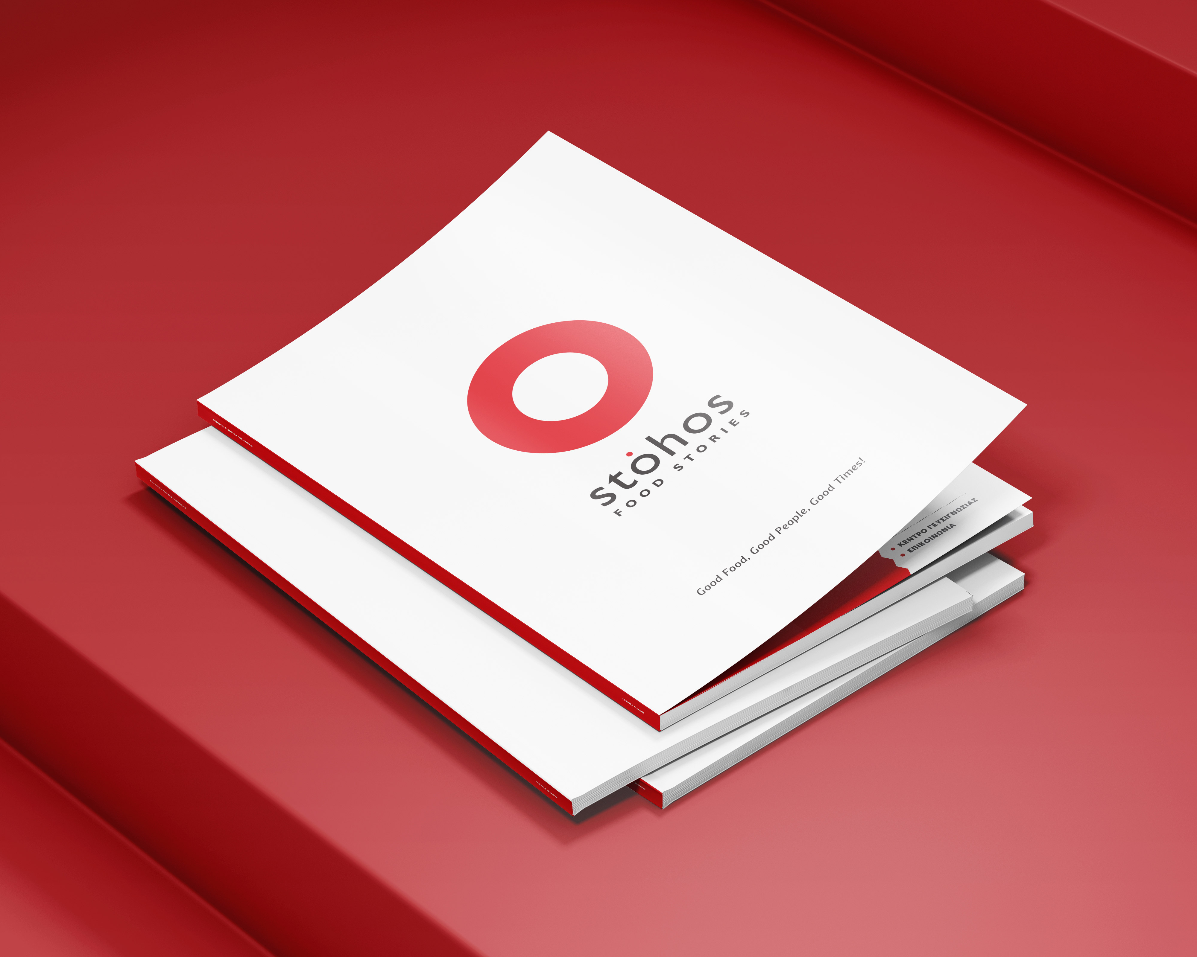 stohos catalog isometric view on red background